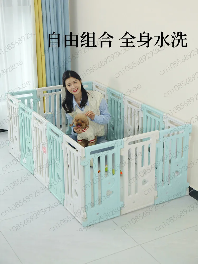Dog fence fence indoor pet small dog free splicing household, length 103cm wide 70cm high 65CM