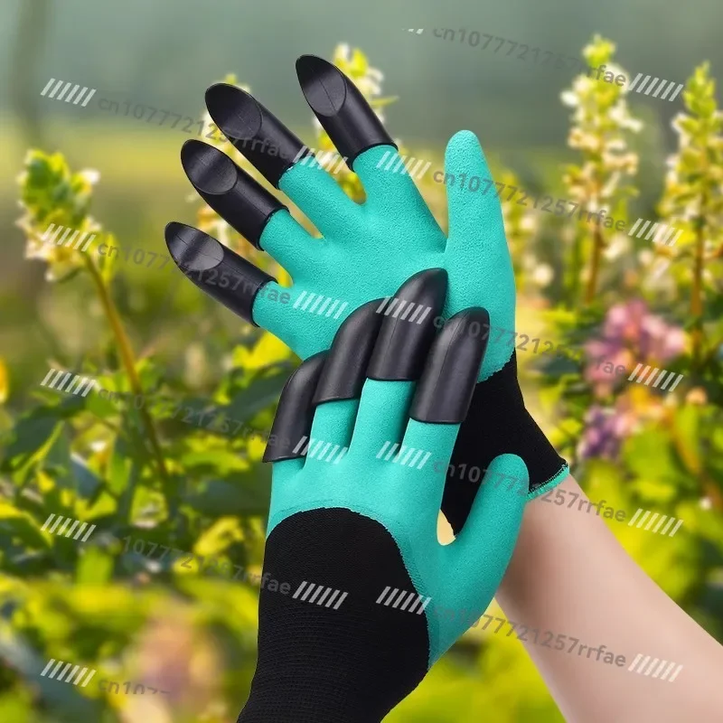 Gardening Gloves Stab-proof Waterproof with Claws Wear-resistant  Garden Planting Flowers and Vegetables Protection Hand
