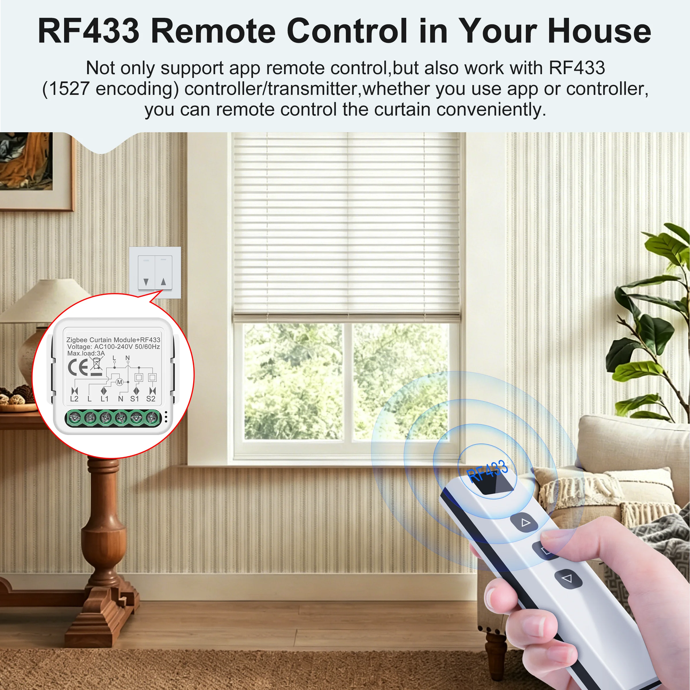 GIRIER Tuya ZigBee Smart Curta - Smart Home Z Wave recension och pris