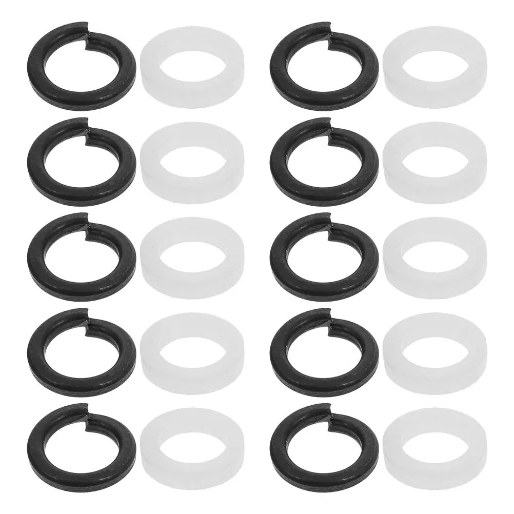 

20pcs Guitar Accessories Plastic Metal Washers Tuner Spacer For Electric Acoustic Guitars Replacement Parts Tuning Peg Gaskets