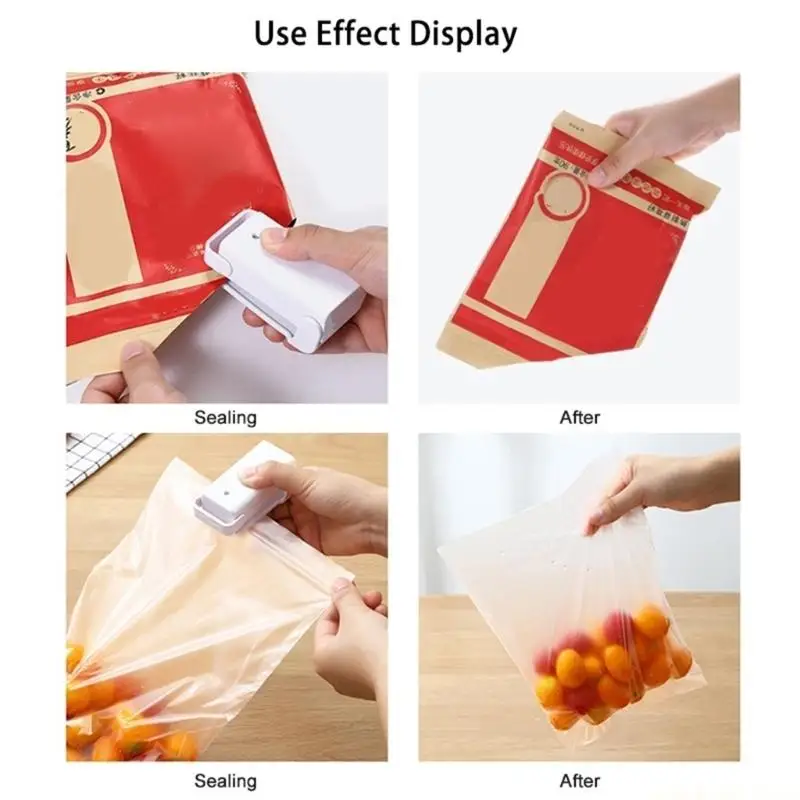 Plastic Bag Sealer Device For Kitchen Office Use Compactly And Practical