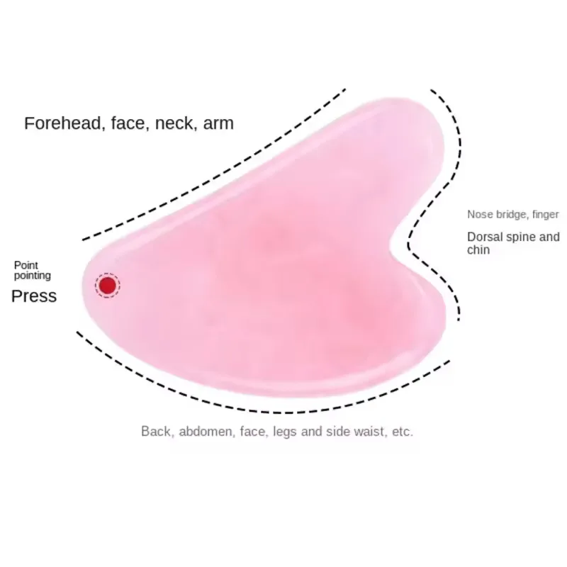جديد الطبيعية غوا شا تدليك مجلس روز جواشا لوحة الوجه مدلك كاشطات أدوات للوجه الرقبة الظهر الجسم #4