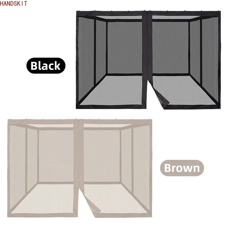 Moustiquaire pour .cCanAmendments, Paravent pour Porche .cand, Espaces de Vie Extérieurs, 4 Panneaux, Murs