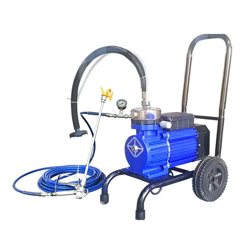 Airless gun HT-990 blue color spraying plastering machine/shotcrete machine 20L/min