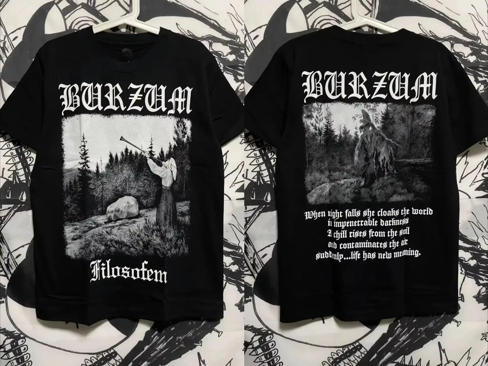 Burzum Blow T Shirt Women's Cotton Short Sleeve Summer High Quality T-shirt Fans Comfortable Men's Tshirt Crewneck Classic Tops