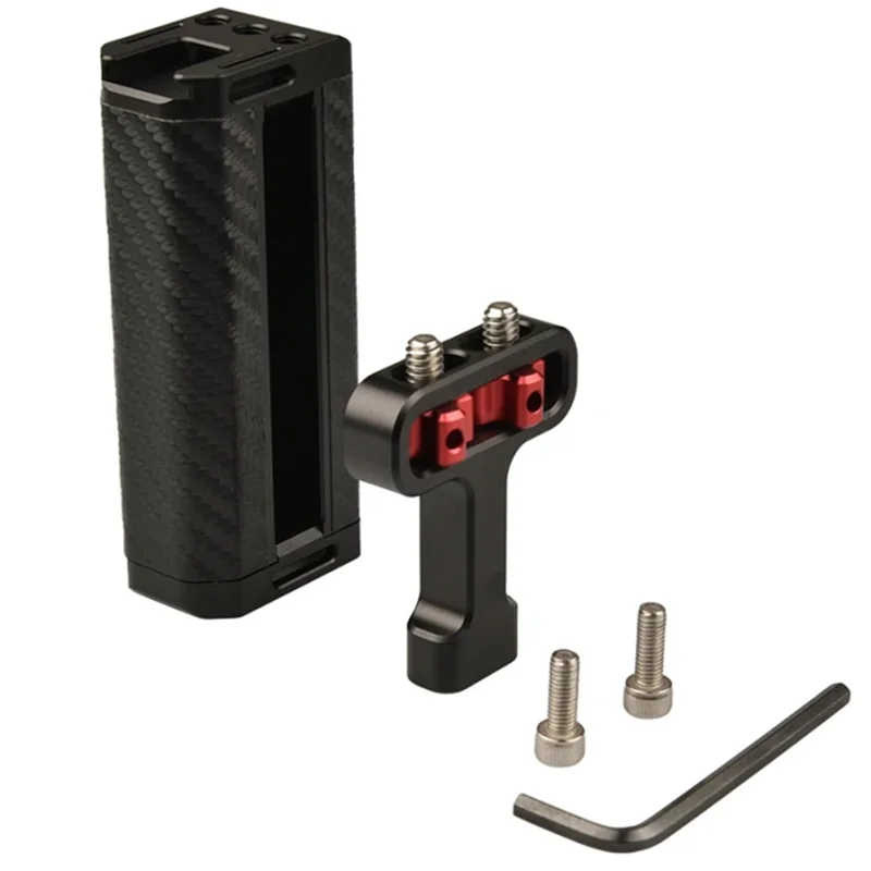 Practical-Side Handle Locks Cameras Hand Locks For Camera Cage For Sony Canon Nikon Cameras Hand Grip With Cold Shoe Mount
