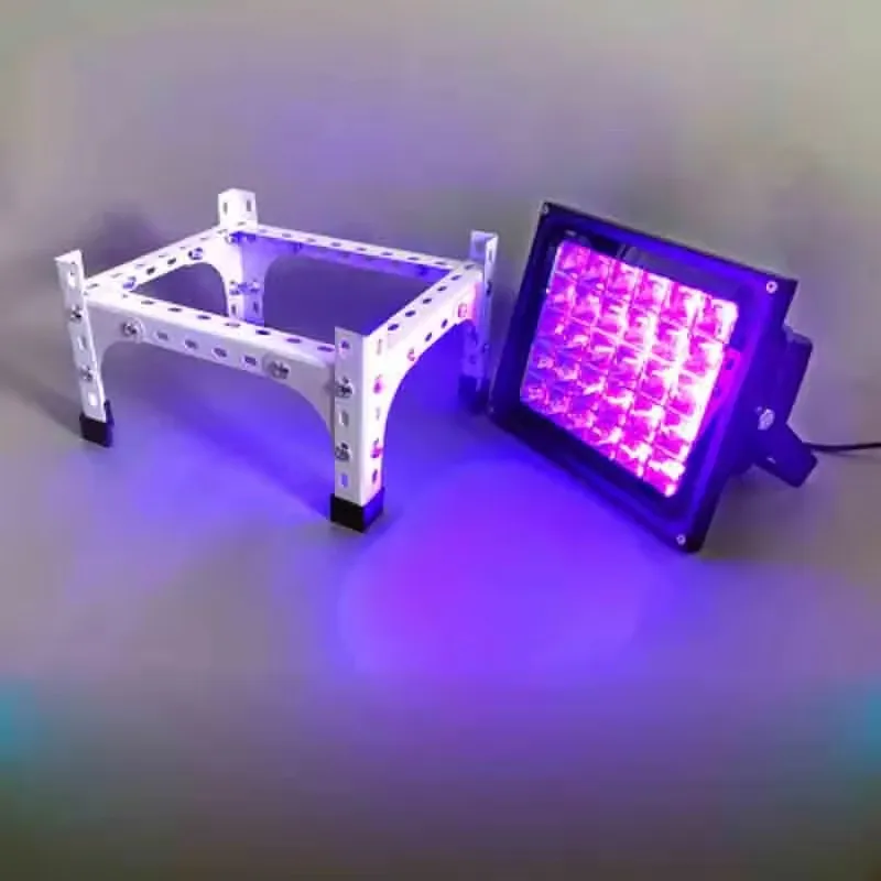 365nm 395nm 405nm UV Curing Lamp High Power for Crystal Drop Glue Screen Printing Paint Drying Nail Gel Curing