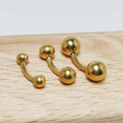 F136 Titanium Septum Banana Curved Navel Piercing 16g 6/8/10mm Eyebrow Curved Barbell Lip Ring Snug Daith Helix Earrings Jewelry