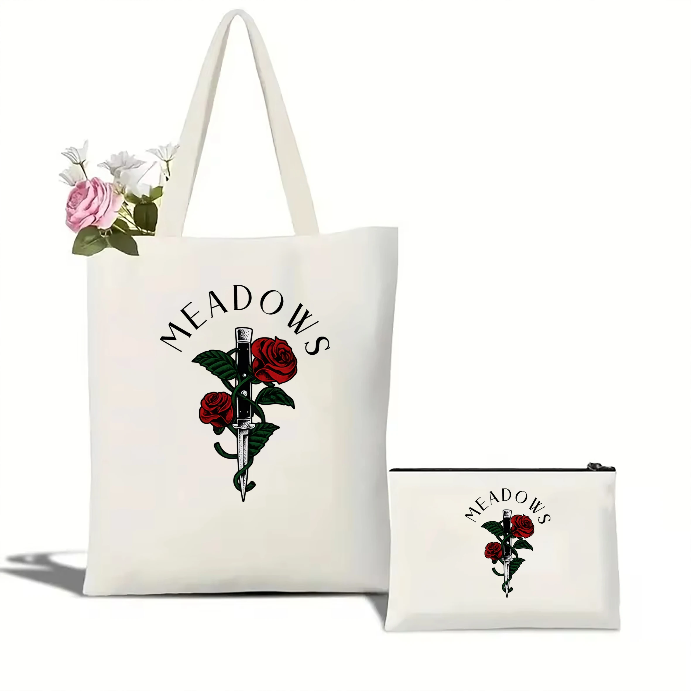 Little Mouse Dark Romance sjm Merch HD Carlton Smut Reader Bookstagram Zade prati borsa di tela Haunting Adeline tote Bag