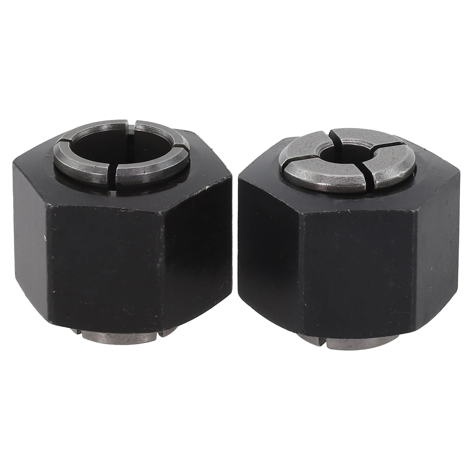For Home Improvement 6.35mm Router Collet Black Color 2 Specifications Compatible With DW618 Compatible With DW621