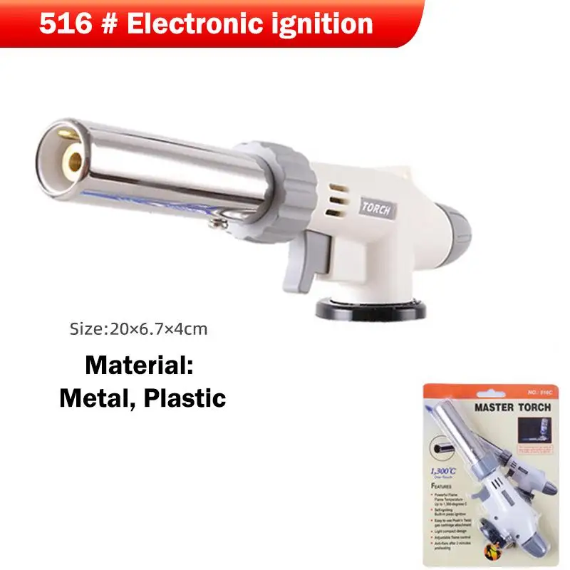 Flamethrower Welding Equipment Kitchen Professional Metal Welding Gas Torch Flame Butane Portable Outdoor BBQ Spray Nozzle