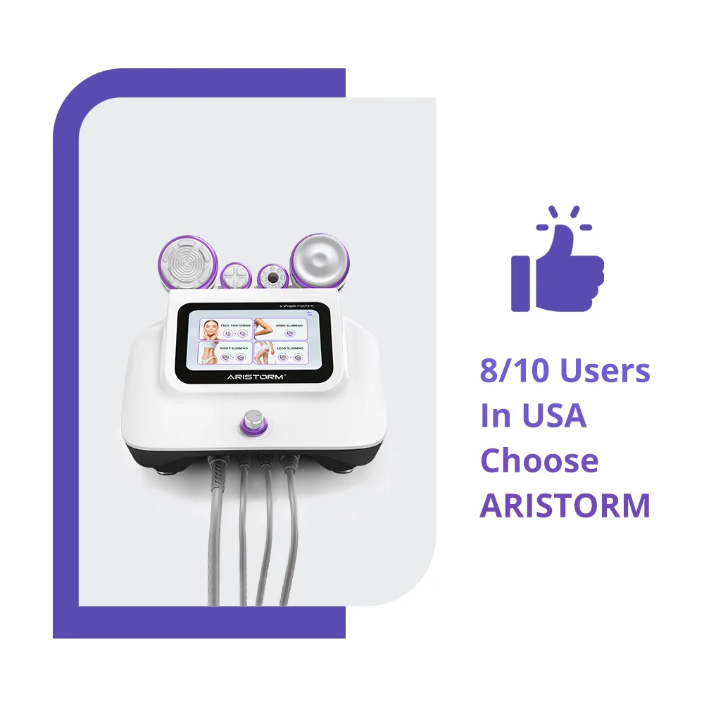 Aristorm S Shape Machine 30K Ultrasound Body Shape Facial Lifting Home Use