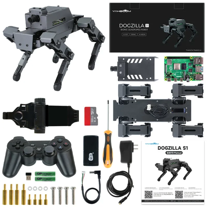 Factory Supply 12Dof S1 Quadruped Bionic Robot Dog for 4b