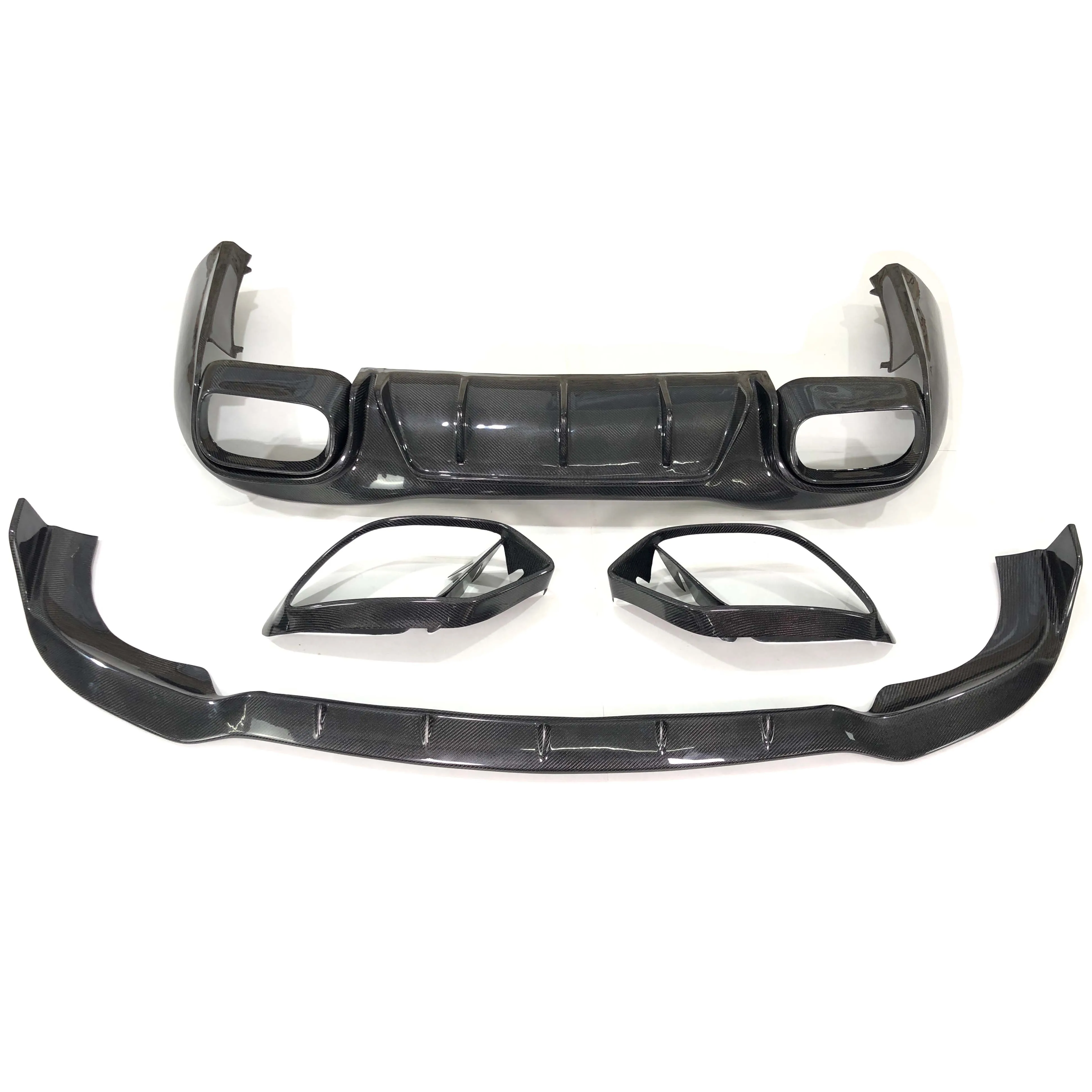 

New B Style High Quality Carbon Black Body Kit for AMG GT53 GT50 Upgrade Carbon Fiber Front Lip Rear Diffuser