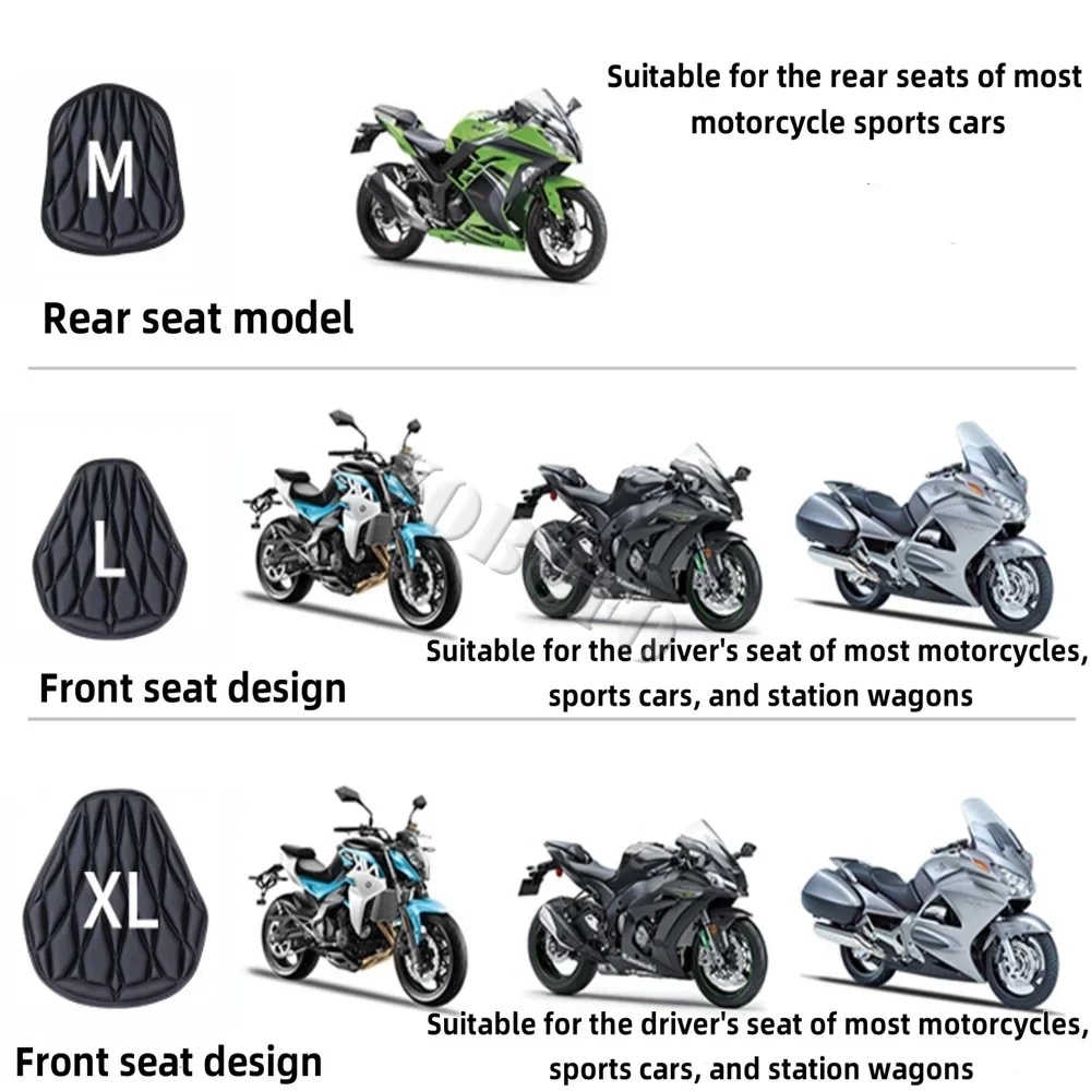 For Motorcycle and electric vehicle long-distance riding shock absorption, sun protection, heat insulation seat cushion