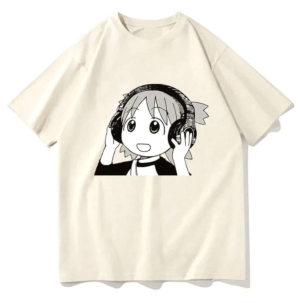 

Аниме Azumanga Daioh футболка Yotsuba наушники женская эстетическая футболка футболки унисекс кавайные рубашки с короткими рукавами повседневные топы