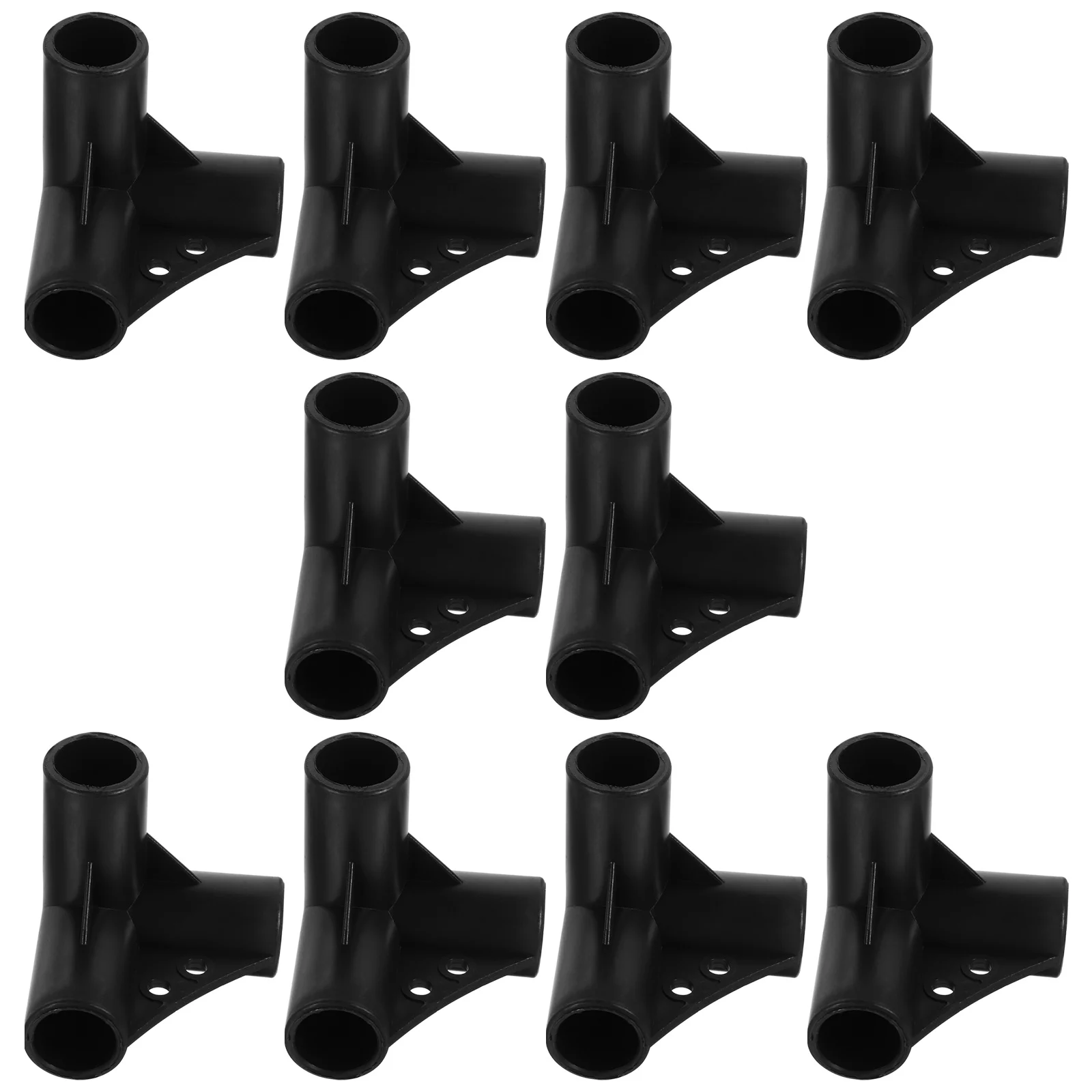 

10pcs Plastic Connectors 3 Way Four Way Durable Garden Greenhouse Corner Tube Frame Building Accessories Gardening Drainage