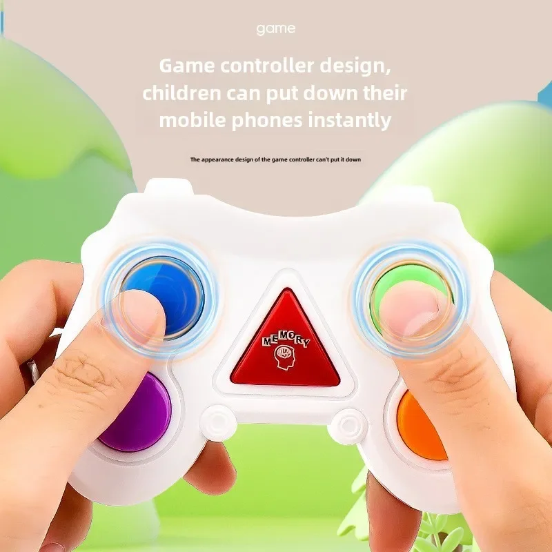 Memory Training Game Machine Development Brainstorming with Lights Sounds Toys Creative Toys Interactive Clearance Button Toys