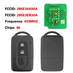CN027036 Smart Car Key for Juke Navara Micra Xtrail Qashqai Duke smart key 433 MHz PCF7936 HITAG 2 ID46 PN:285E34X00A 285E3EB30A