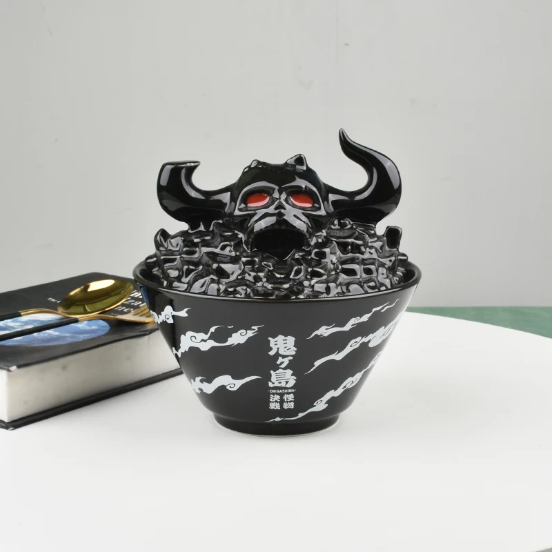 

Anime One Piece Cosplay Funny Ceramic Bowl Cartoon Home Ceramic Tableware Home
