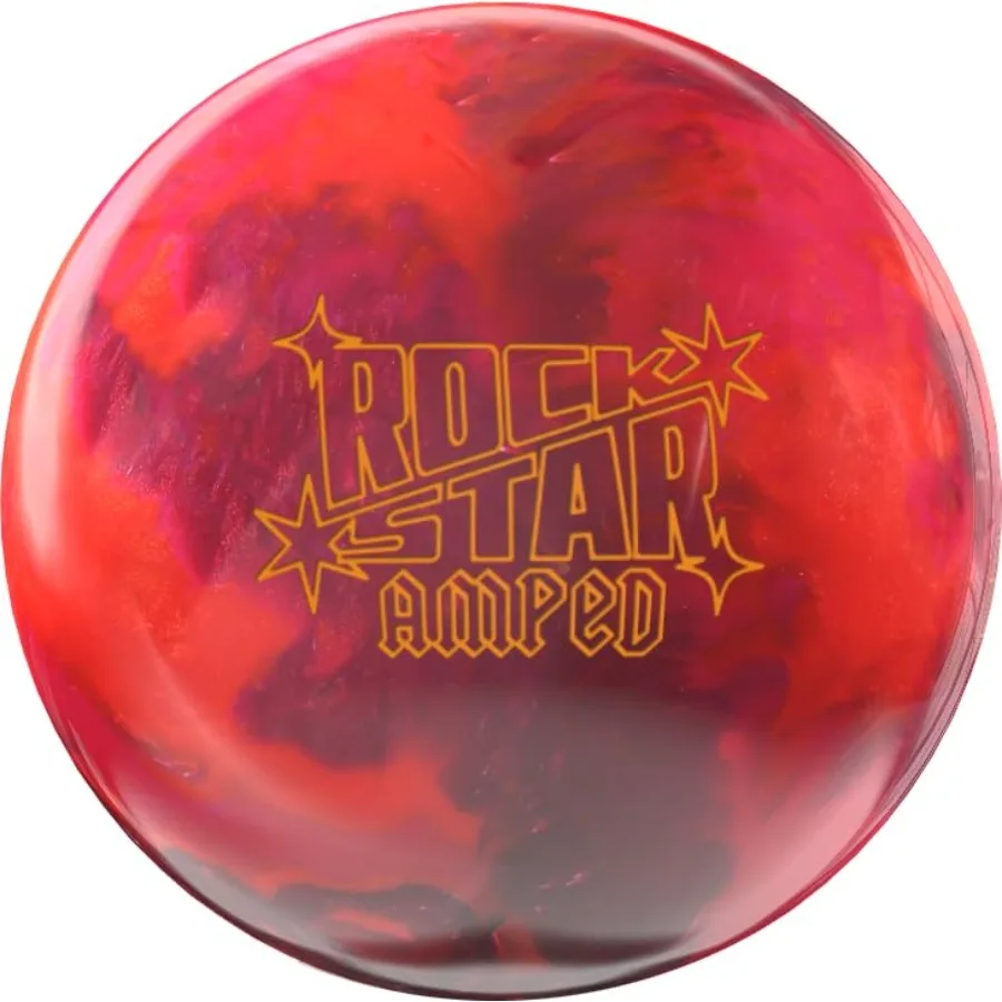 

High-performance reactive resin bowling ball designed for aggressive hook potential and superior backend response on heavy oil