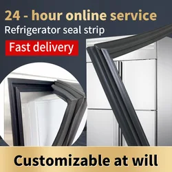 2m Custom commercial kitchen two-door refrigerator seal strip; freezer door rubber strip; closure strip; workbench seal piece.