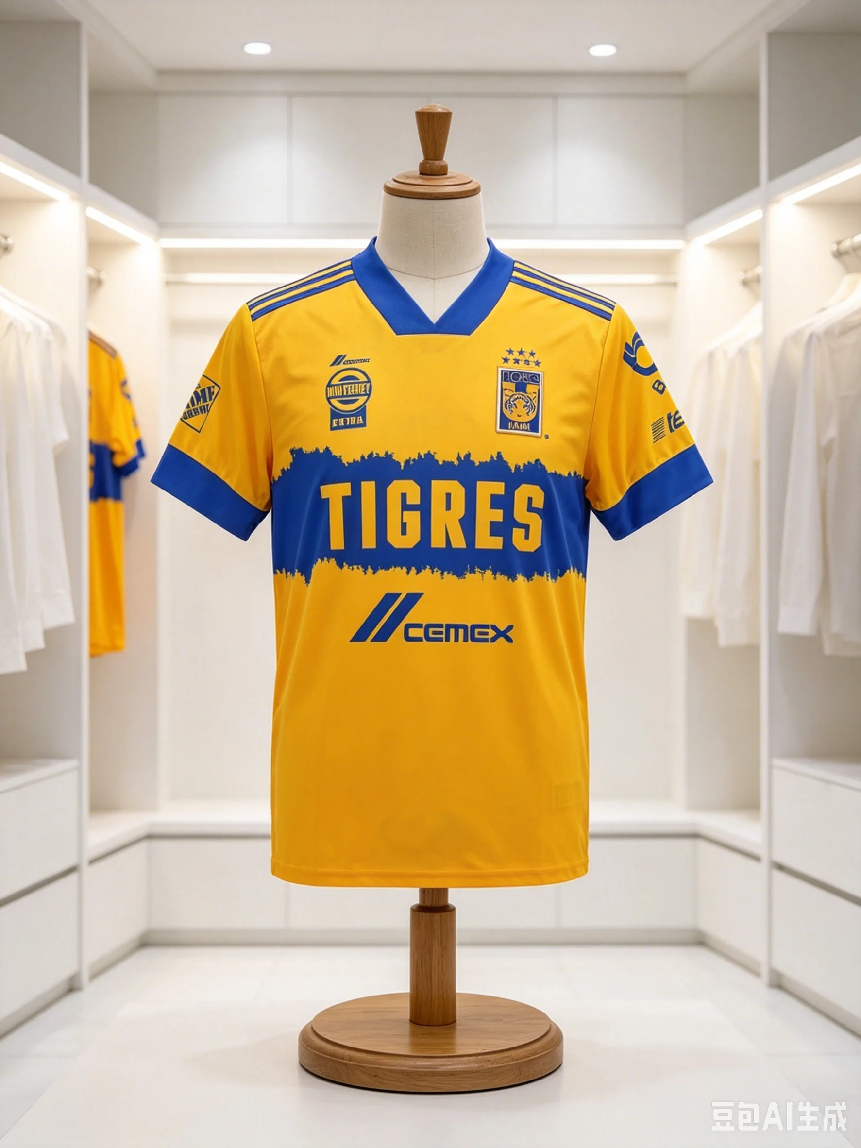 Camiseta de Fútbol Estilo Vintage Tigres UANL, Camiseta Deportiva Informal Transpirable de Manga Corta para Hombres, para Fanáticos del Fútbol, Familiares y Niños