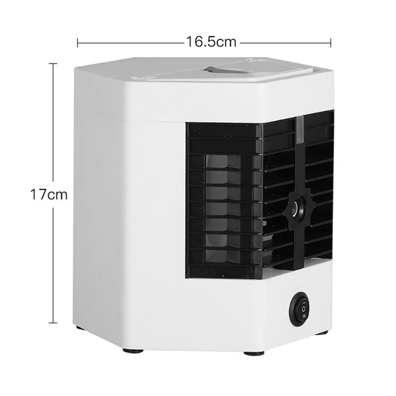 Mini Air Conditioning Fan Desktop Cooler Fan USB Portable Spray Humidifier Water Cooling Fan For Bedroom And Desktop Durable