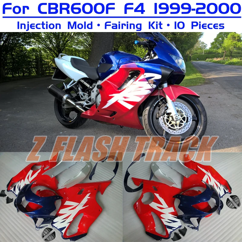 For Honda CBR600F CBR 600F CBR600 F F4 1999 2000 Cowl Body Fairing Kit Motorcycle Bodywork ABS Injection Plastic Red Blue White