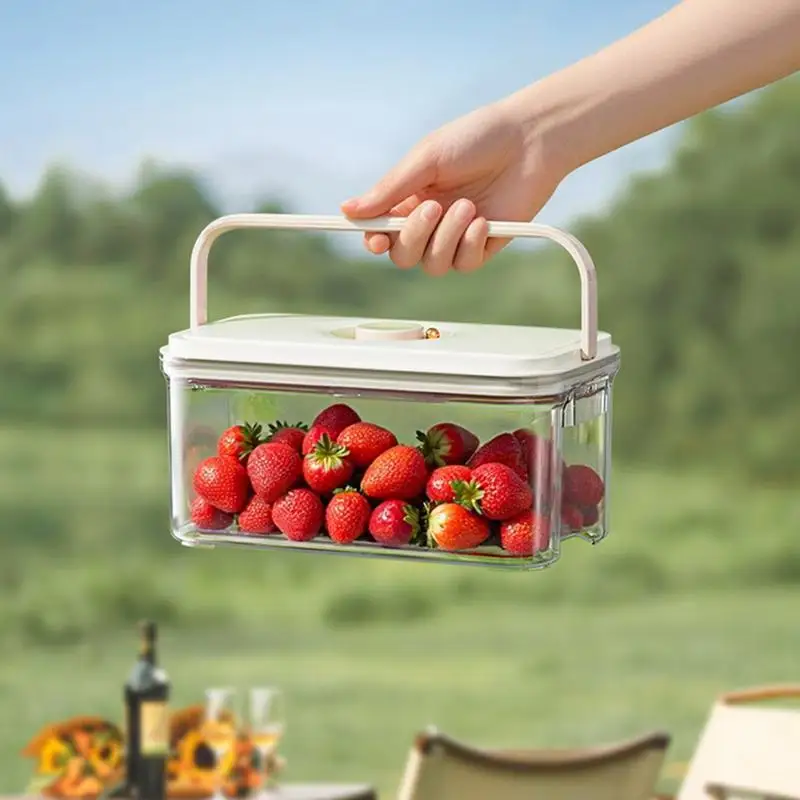 

Vegetable Keepers For Refrigerator Transparent Snack Organizer Box Multifunctional Food Storage Container For Kitchen Family