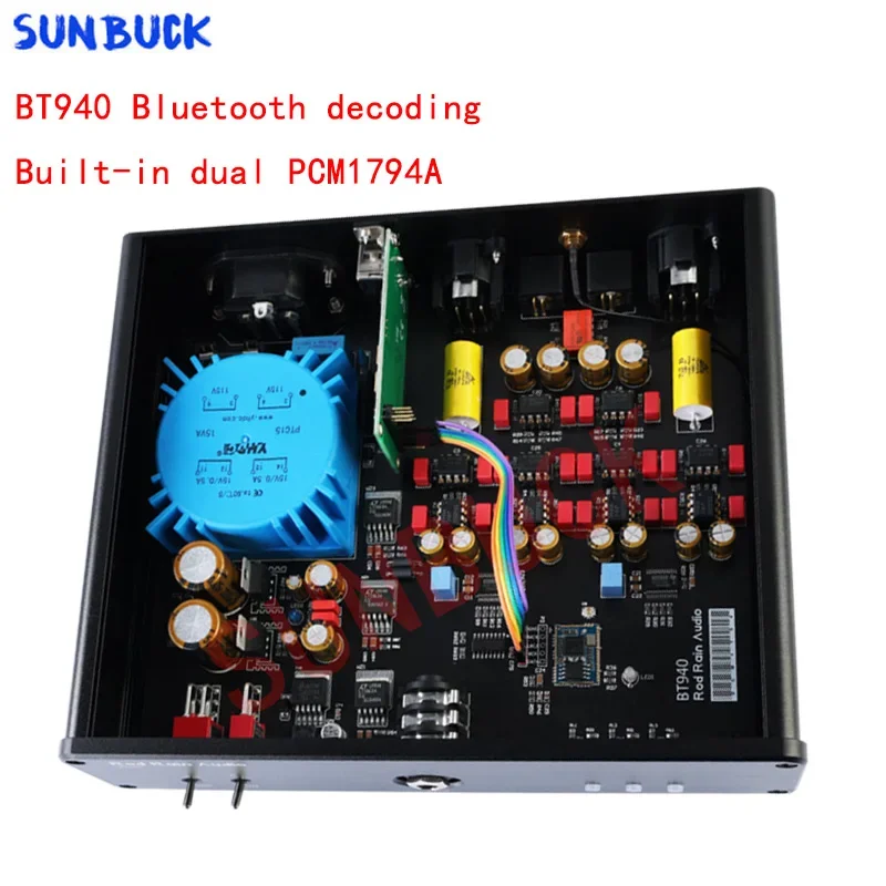 SUNBUCK BT940 Dual Parallel connection PCM1794A DAC Bluetooth 5.1 Qualcomm 5125 Decoding USB Decoder