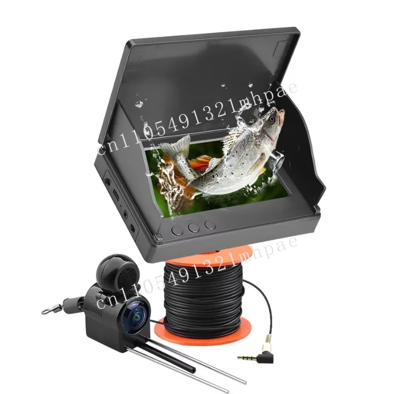 

4.3-Inch high definition fish finder with visual display and infrared underwater fishing camera with 20-meter cable