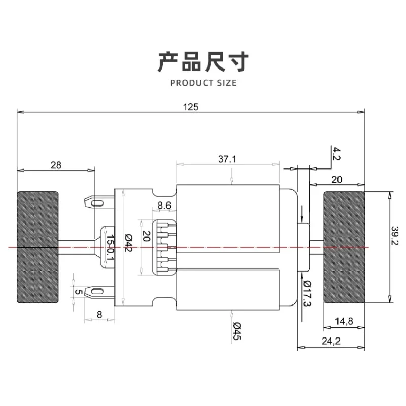 DC 12V 775 고주파 이중 진동 소형 모터 DC 진동 모터 DIY 고 토크 마사지 장비 특수