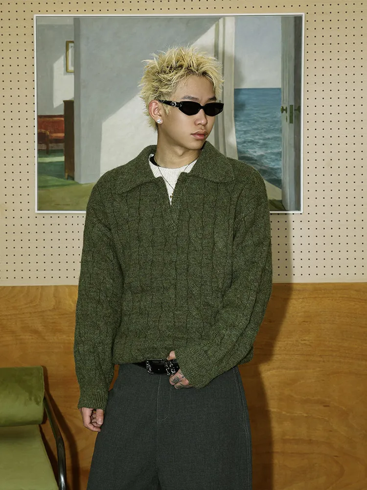 

Свитер Thiened V-Ne с клетчатым дизайном, трикотажная верхняя одежда для мальчиков на осень-зиму, повседневная одежда из полиэфирного волокна