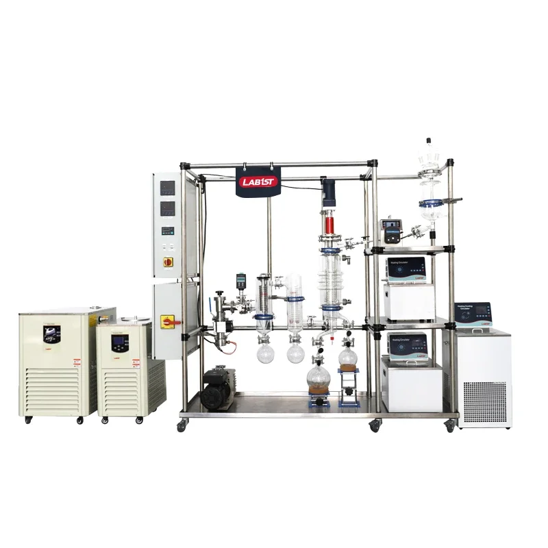 Single stage continuous wiped film molecular distillation turnkey GMD-150