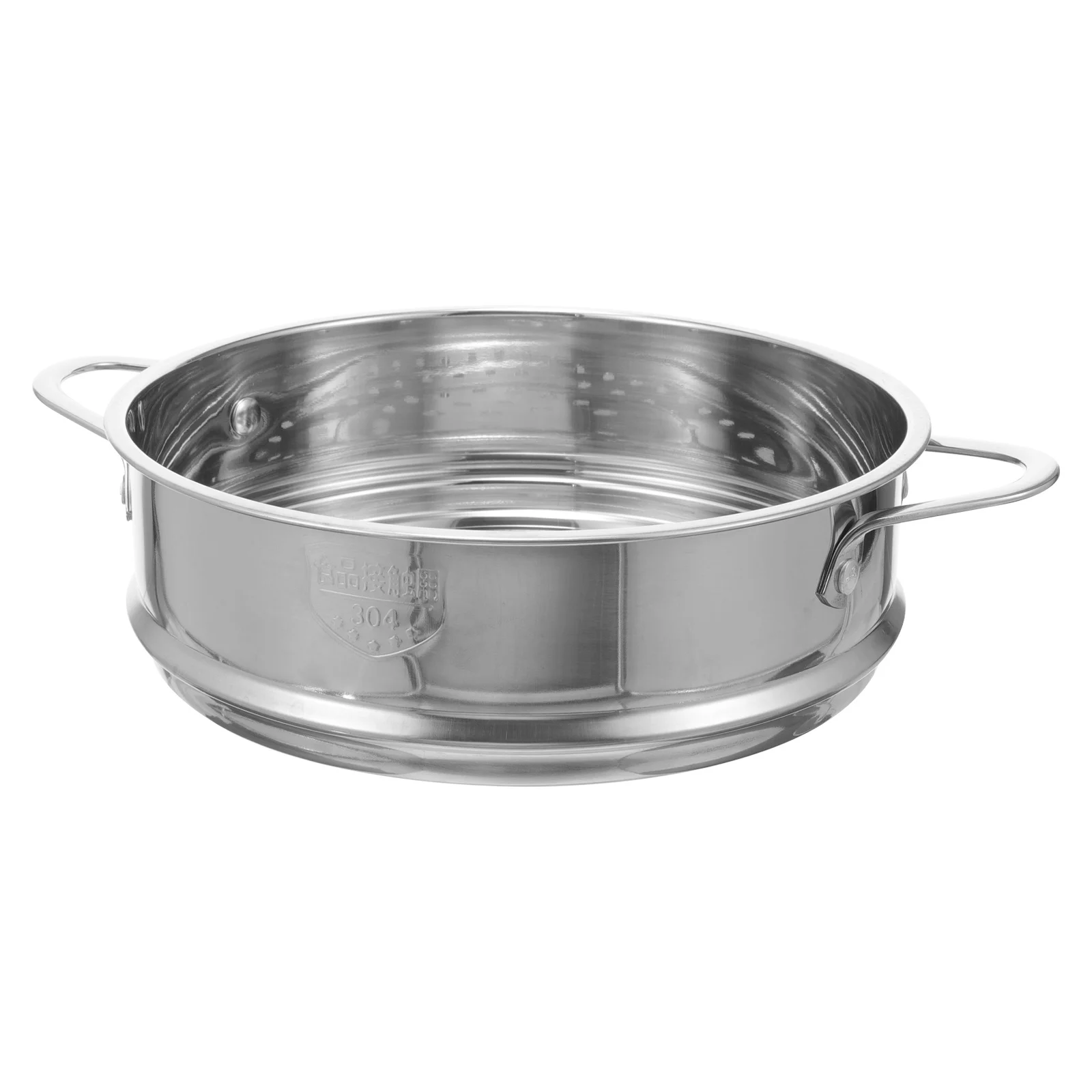 

Stainless Steel Steamer Basket Double Handle Kitchen Food Steaming Tray Rice Cooker Steaming Rack Vegetable Steam Basket
