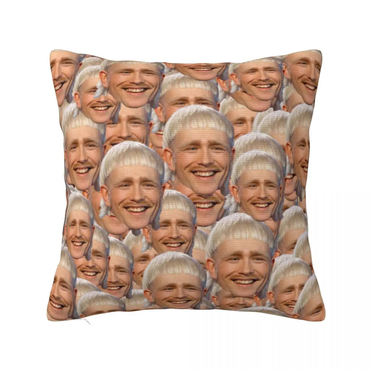 Joost Klein Funny Head Pillowcase Printing Polyester Cushion Cover Decor Throw Pillow Case Cover Bed Square 40*40cm