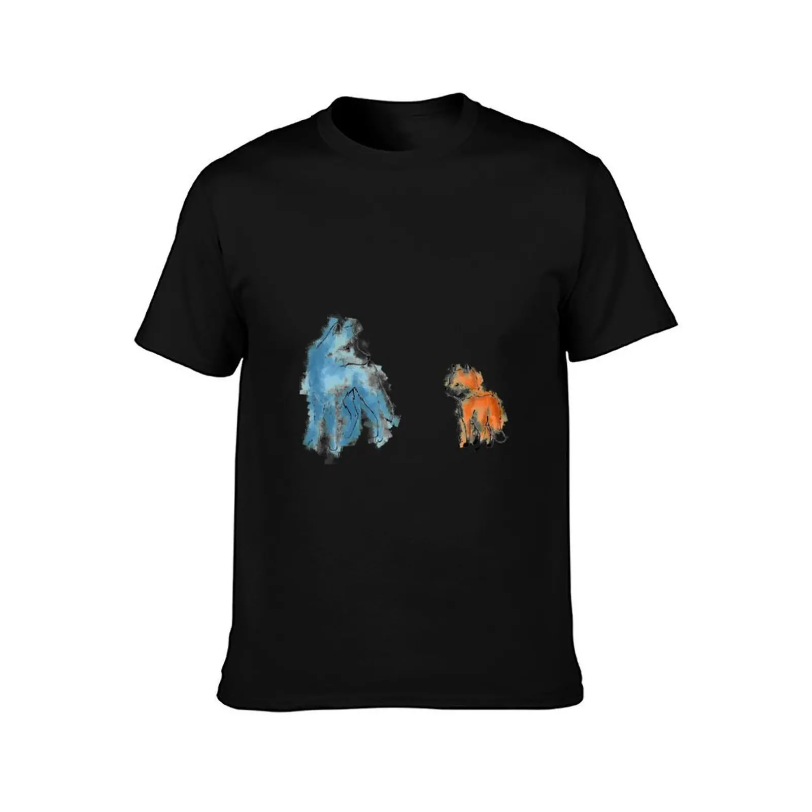 A chance meeting T-Shirt Summer Casual Cotton Tee Oversized Streetwear Tops Vintage Graphic Print Loose Fit Short Sleeve