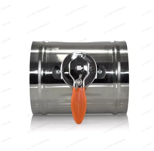 

Ручной воздушный клапан из нержавеющей стали 304 - круглый дисковый клапан для вентиляционных каналов и контроля притока свежего воздуха