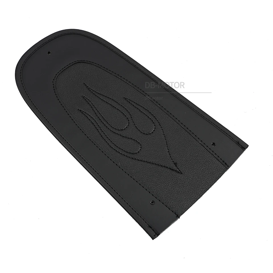 

Motorcycle Flame Stitch Leather Rear Fender Bib Cover Pad Fit For Harley Touring Electra Glide Road King 1996-2018 Accessories