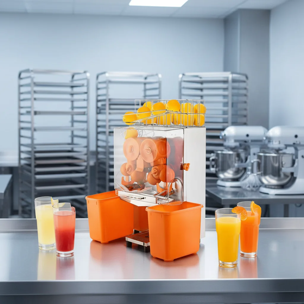 Automatic Fresh Orange Juicing Machine Commercial Citrus Juice Squeezer With CE Certification