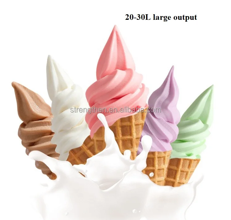 Commercial Table Top Good Quality Stainless Steel Yogurt Three Flavors Cheap Soft Serve Ice Cream Machine for Sale