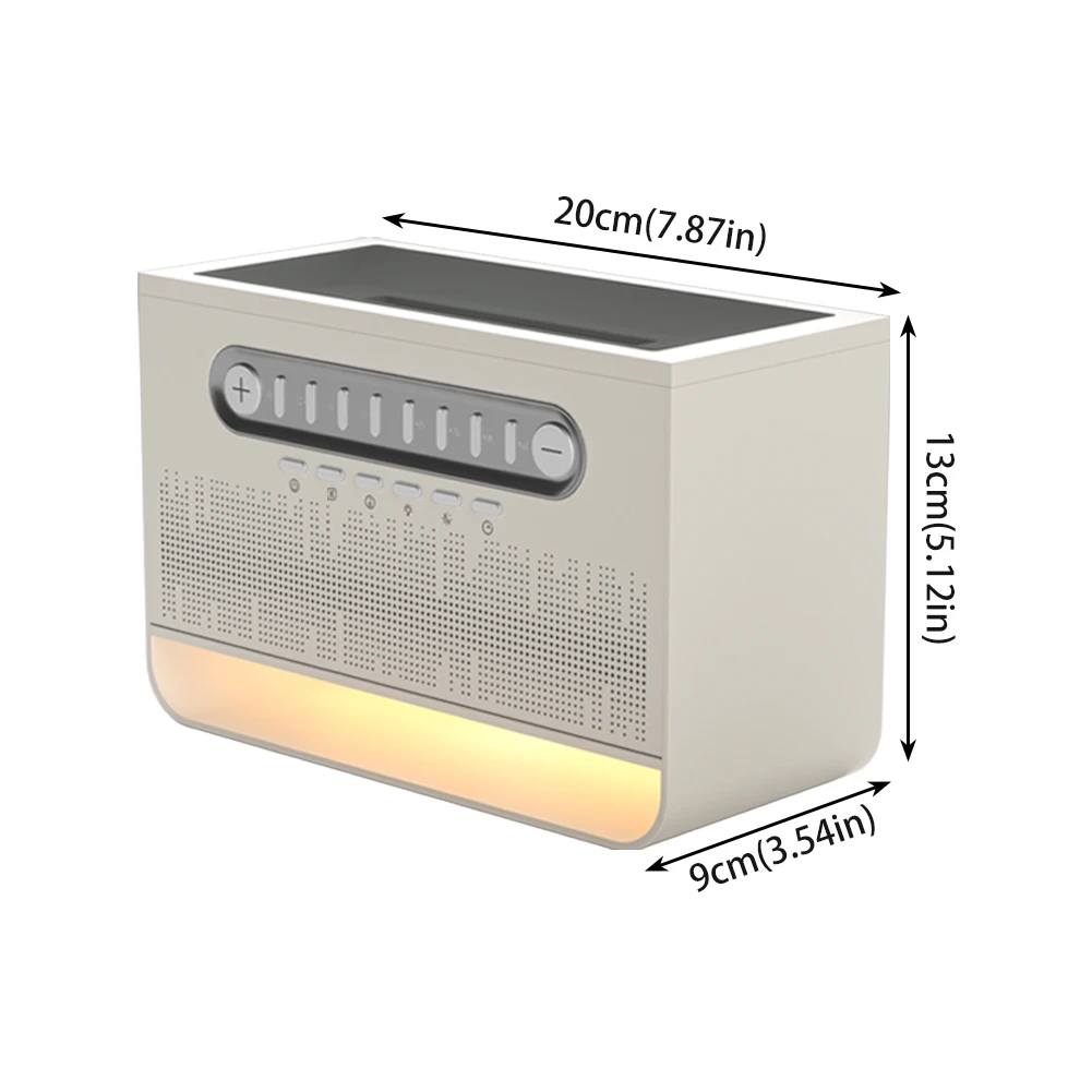 Динамик с белым шумом, портативный Bluetooth-совместимый динамик с 8 звуками природы, увлажнитель для ароматерапии для йоги, медитации