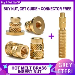 Flange Insert Nut Iron Tip Soldering Brass Thread Embedded Kit Heat Insertion Tool 3D Printer Accessories M2 M2.5 M3 M4 M5 M6M8