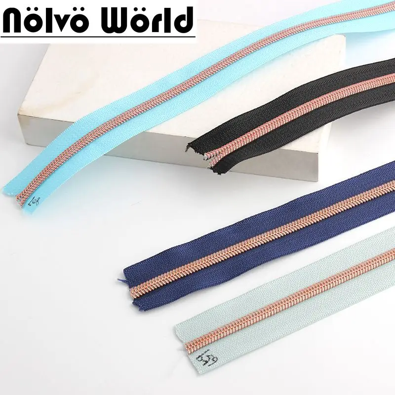 30-100 Yards 5# 32mm 11 Colors Long Nylon Coil Zipper Nylon Coil Zipper Roll for Bag Clothes Repair Kit DIY Sewing Accessories