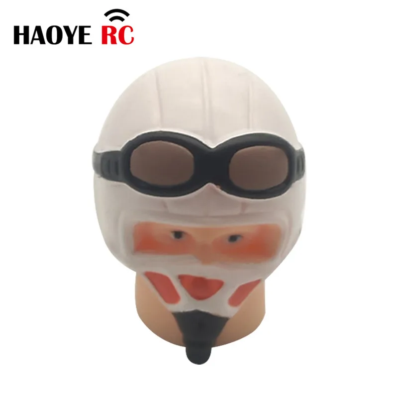 Haoye 1 Pc Pilot Figures With Earphone/Glass Toy Model For RC Plane Model Accessories Hobby