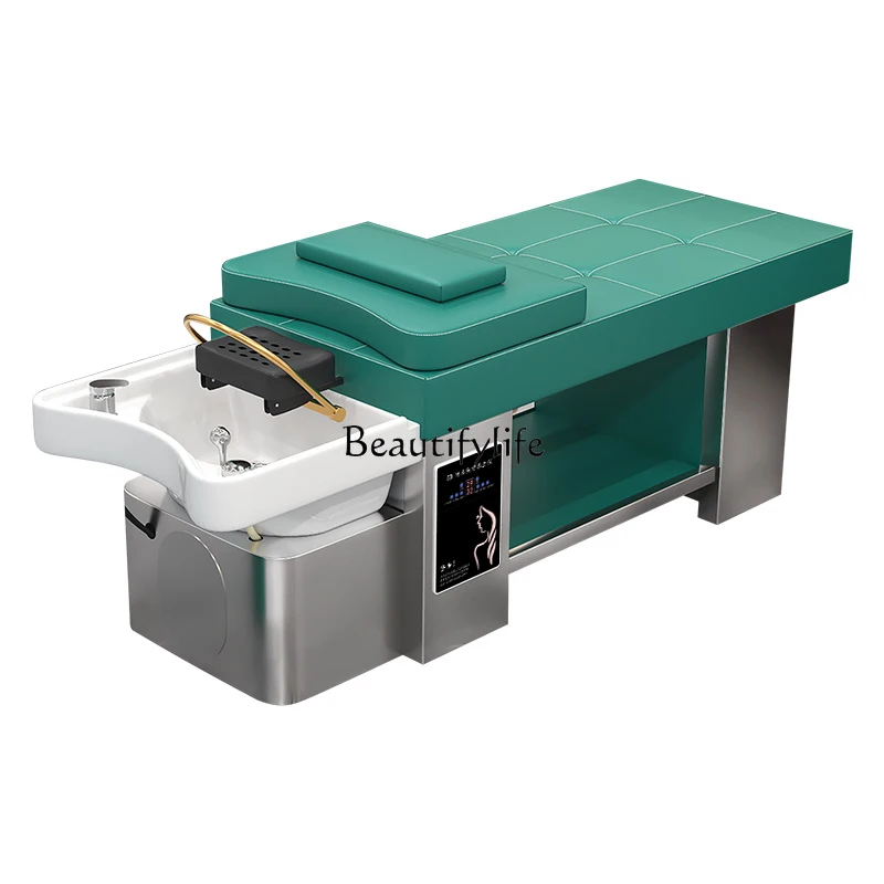 88.High-end head treatment ceramic basin Thai shampoo bed barber shop hair salon beauty salon special