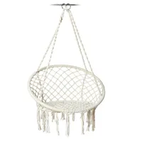 for  Camping Swing Hammocks гаманець жіночий Round Cotton Rope Woven Hanging Chair Nordic Style Indoor Leisure Bird's Nest 캠핑