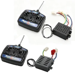 1Set 27MHZ 4CH Remote Controller Kit with 6V 12V Receiver Board for RC Kids Driving Children's Electric Cars Steering Control