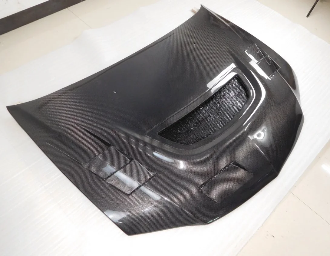 For Mitsubishi EVO 7 8 9 New Carbon Fiber Body Kit Including Front Engine Hood Bonnet Vents Screws - view 5